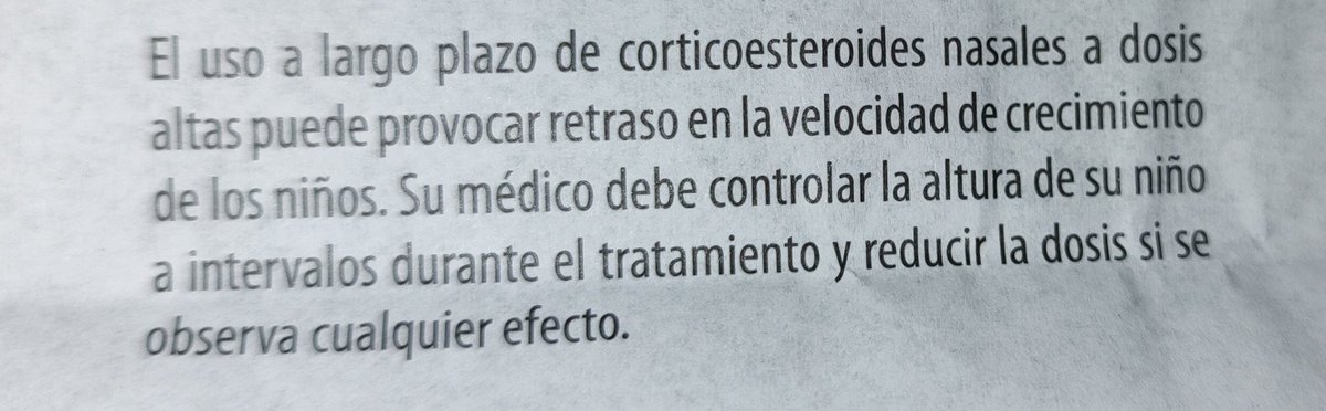 Me di cuenta que no crecí por un spray nasal que usé cuando era niña por 10 años