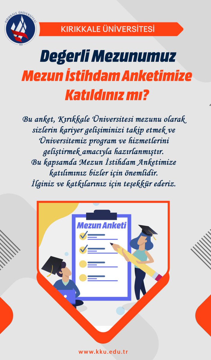 Anketimize Katılmak İçin Tıklayınız:

forms.gle/xEgcGrwxNt8XEB…