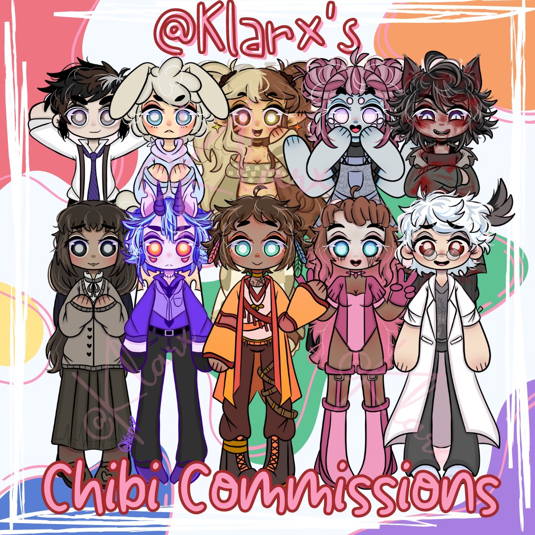 KlarxArts's tweet photo. So excited to share my new chibi style with everyone! It took awhile to get here, but I finally feel like I am at a place where I can genuinely be proud of my own work. Yaaaay! 🎉🏃🏼‍♂️🚔🎉 https://t.co/mWiJ88auZG