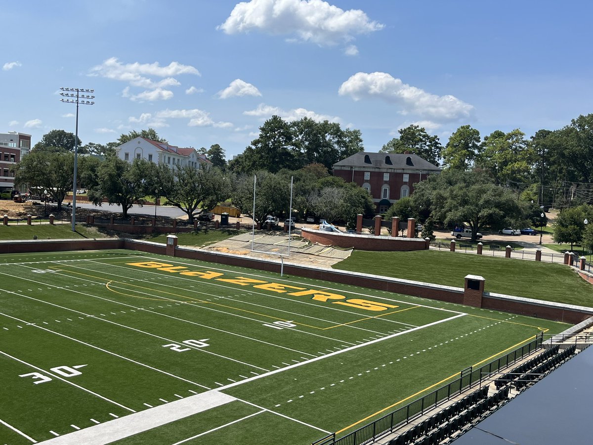 BlaineMcCorkle's tweet photo. 30 days until kickoff!!! Keep grinding….
Excited the end zone hill will be back open this fall! Can’t wait to see it covered with @BelhavenFB fans for the opener!! #LeaveNoDoubt #BeatMillsaps 🔰⚔️🏈 https://t.co/LdUrfTS1qc