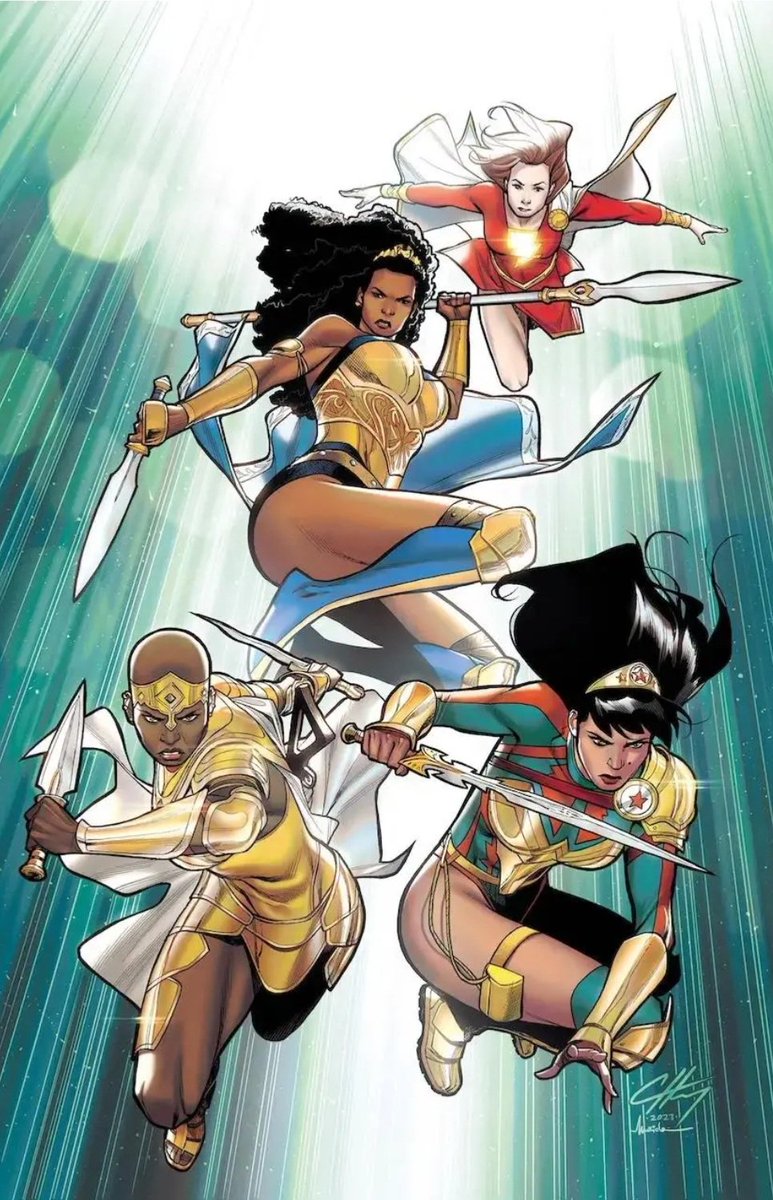 TheMightyZ2's tweet photo. Black Comic Girl of the Day: Faruka II (DC Comics) Queen of the Amazons of Bana-Mighdall and recent ally of Themyscira's Queen Nubia (First Appearance: Wonder Woman vol 5 53) #dccomics #comic #blerd #blackgirl #WonderWoman #DCU https://t.co/s8uQWjPAIf