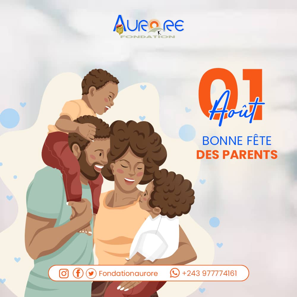 AuroreFondation's tweet photo. En cette Journée des Parents, la Fondation Aurore honore les parents qui luttent contre le cancer digestif en RDC. Rejoignez-nous dans notre combat contre cette maladie. #FondationAurore #CancerDigestif #JournéeDesParents #EnsembleContreLeCancer #MondeSansCancer https://t.co/ciJ4uXXp8U