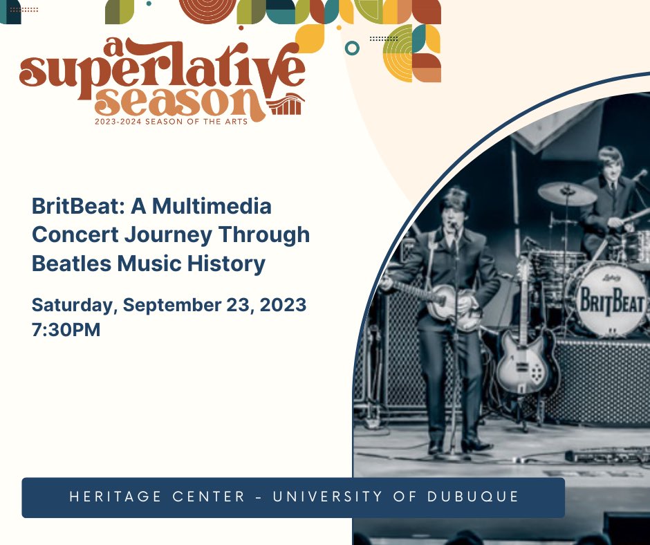 HeritageCTR's tweet image. 2023/2024 Bonus Events, Third Party hosted events at Heritage Center - Tickets are ON SALE NOW! 🎟️ 

Visit our website for more details and tickets. Link in bio! 

Farber Box Office open 11am -2pm M-F. 

#heritagecentre #universityofdubuque #superlativeseason #liveatheritage