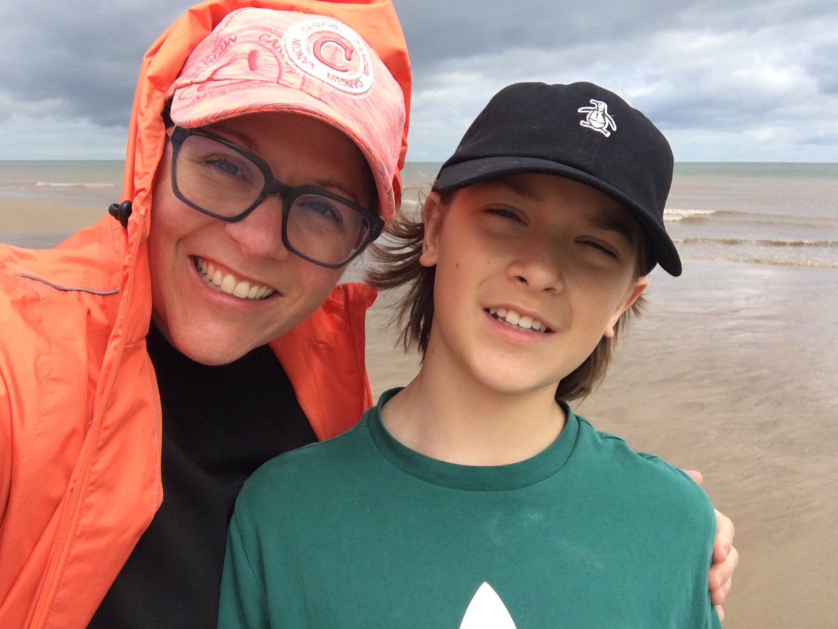 HamletBridget's tweet photo. #rmgoingout @rusheymeadgeog not quite a paddle in the sea 🥶but a walk along the edge, a great big pit and a sand octopus (all credit to Mr Hamlet for that one). 🐙 https://t.co/DrpxAGcyUf