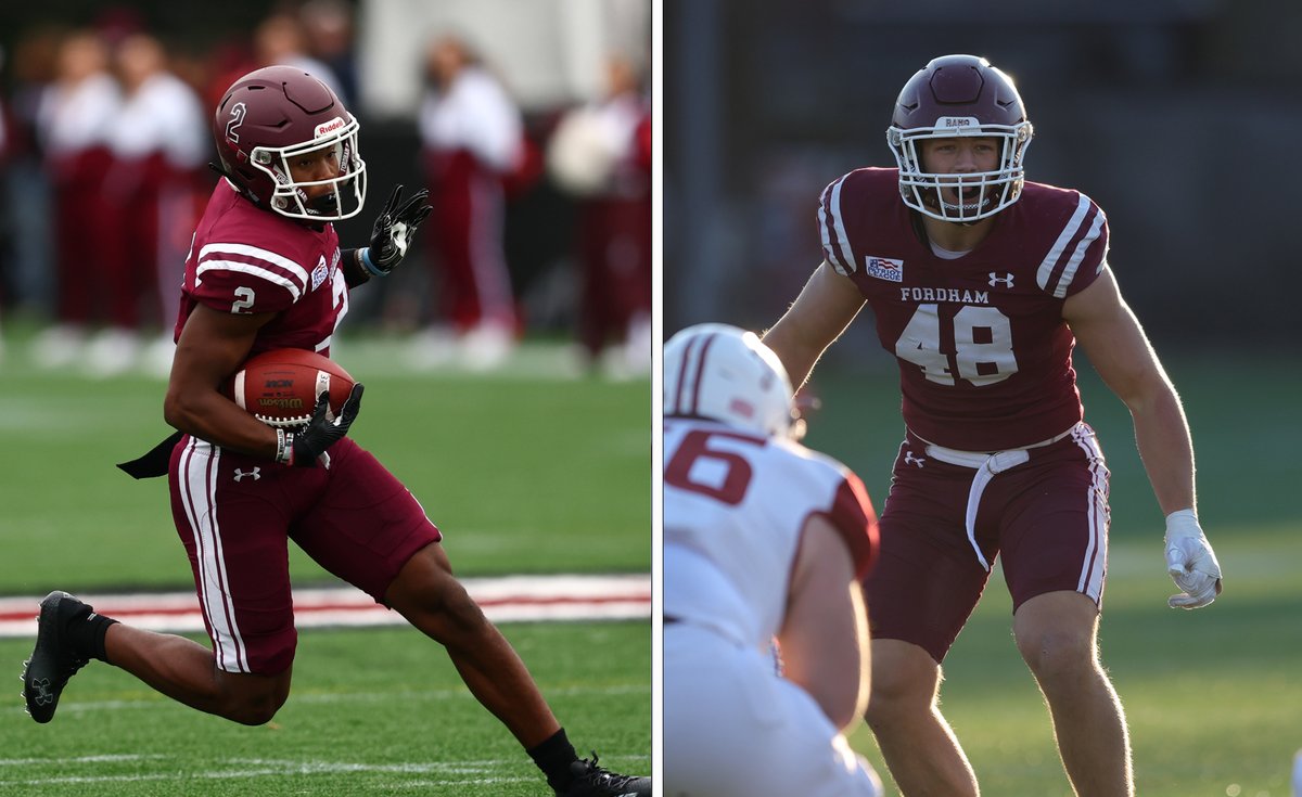 Fordham Athletics (@fordhamrams) on Twitter photo ๐Congrats to <a href="/FORDHAMFOOTBALL/">Fordham Football</a>'s MJ Wright and James Conway on being named <a href="/philsteele042/">Phil Steele</a> Preseason All-American and to the 13 other Rams named <a href="/philsteele042/">Phil Steele</a> Preseason All-Patriot League
๐ฐbit.ly/44R5K4i ๐Congrats to <a href="/FORDHAMFOOTBALL/">Fordham Football</a>'s MJ Wright and James Conway on being named <a href="/philsteele042/">Phil Steele</a> Preseason All-American and to the 13 other Rams named <a href="/philsteele042/">Phil Steele</a> Preseason All-Patriot League
๐ฐbit.ly/44R5K4i
