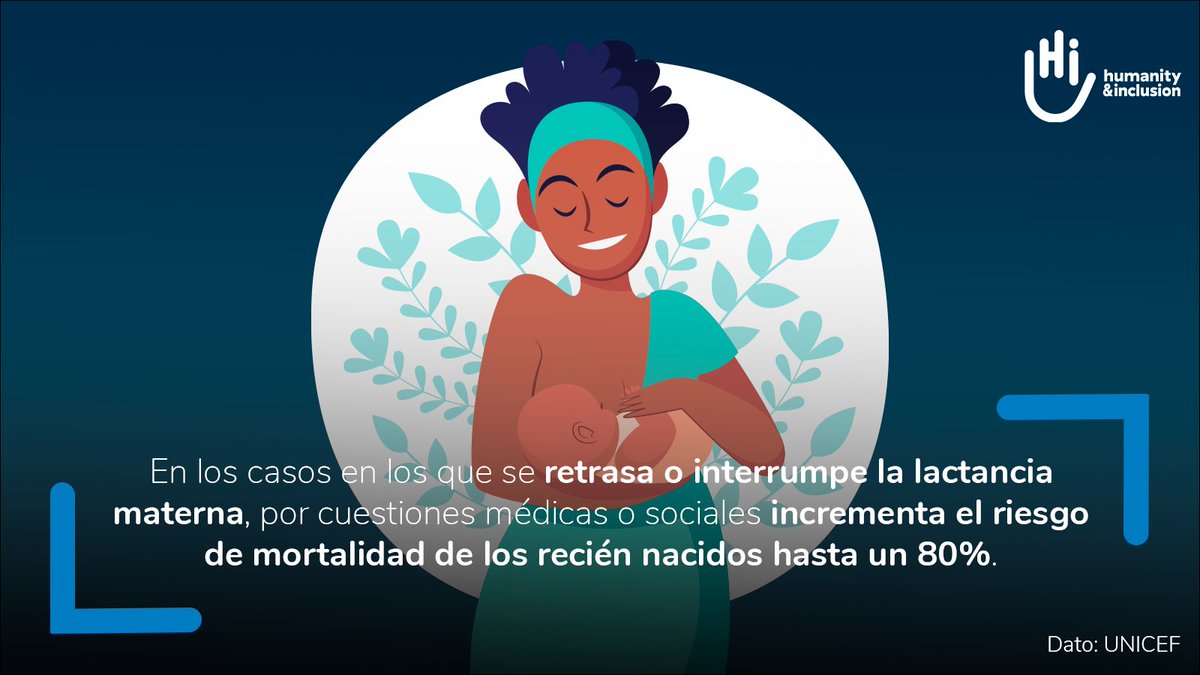 #LactanciayDiscapacidad | La Semana Mundial de la Lactancia Materna se celebra anualmente del 1 al 7 de agosto en más de 170 países para fomentar la lactancia materna y mejorar la nutrición infantil en el mundo.