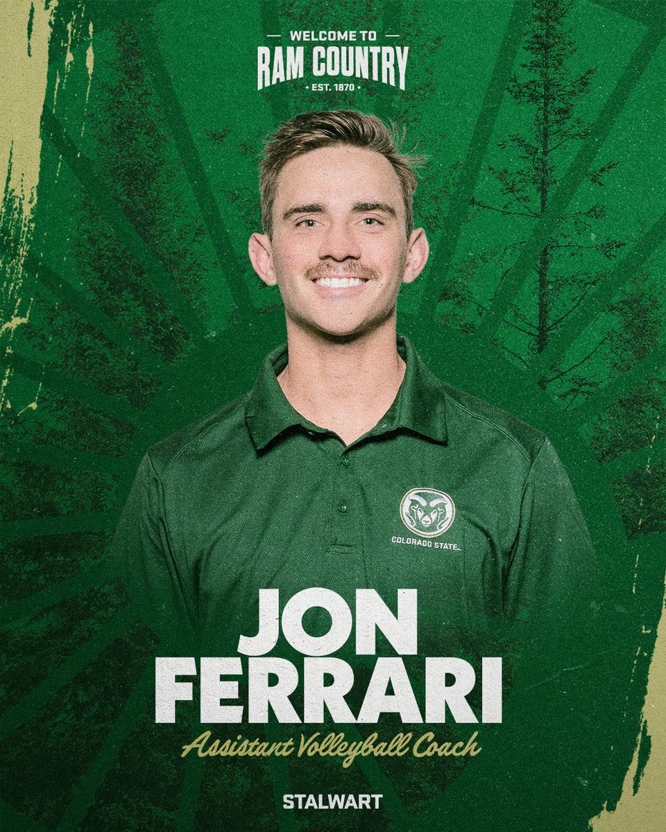 CSUVolleyball's tweet photo. Welcome to the Ramily, Jon! 🐏

📝: https://t.co/zhlHbj424k

#Stalwart x #PointRams https://t.co/1qGvER3doK