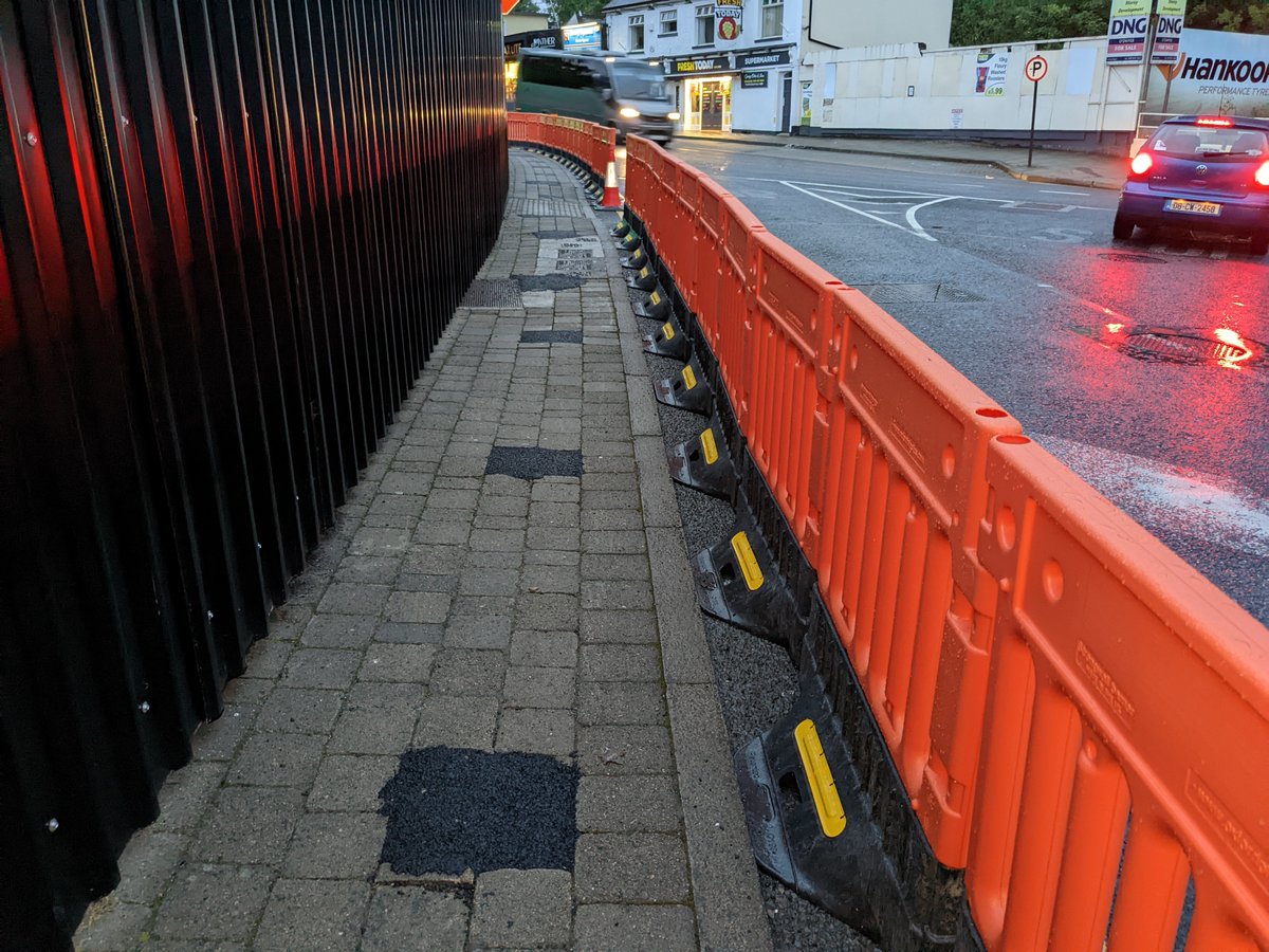 <a href="/ErncoGroup/">Ernco-Group</a> is delighted to see the <a href="/OxfordPlastics/">Oxford Plastics</a>  StrongWall barriers we supplied to Crosserlough Construction being put to such good use at Dublin Road/Connolly Street in Cavan. Stable and visible, and look great too!