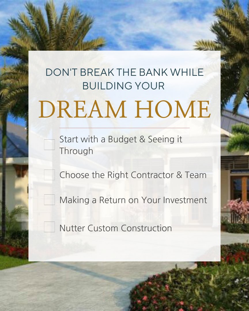 NutrConstructn's tweet image. Building your dream home? 💭💡 Avoid breaking the bank with these four helpful tips! 🏠

Whether you&apos;re starting from scratch or remodeling, cost can be a common challenge. 

#dreamhome #budgetfriendly #homebuildingtips