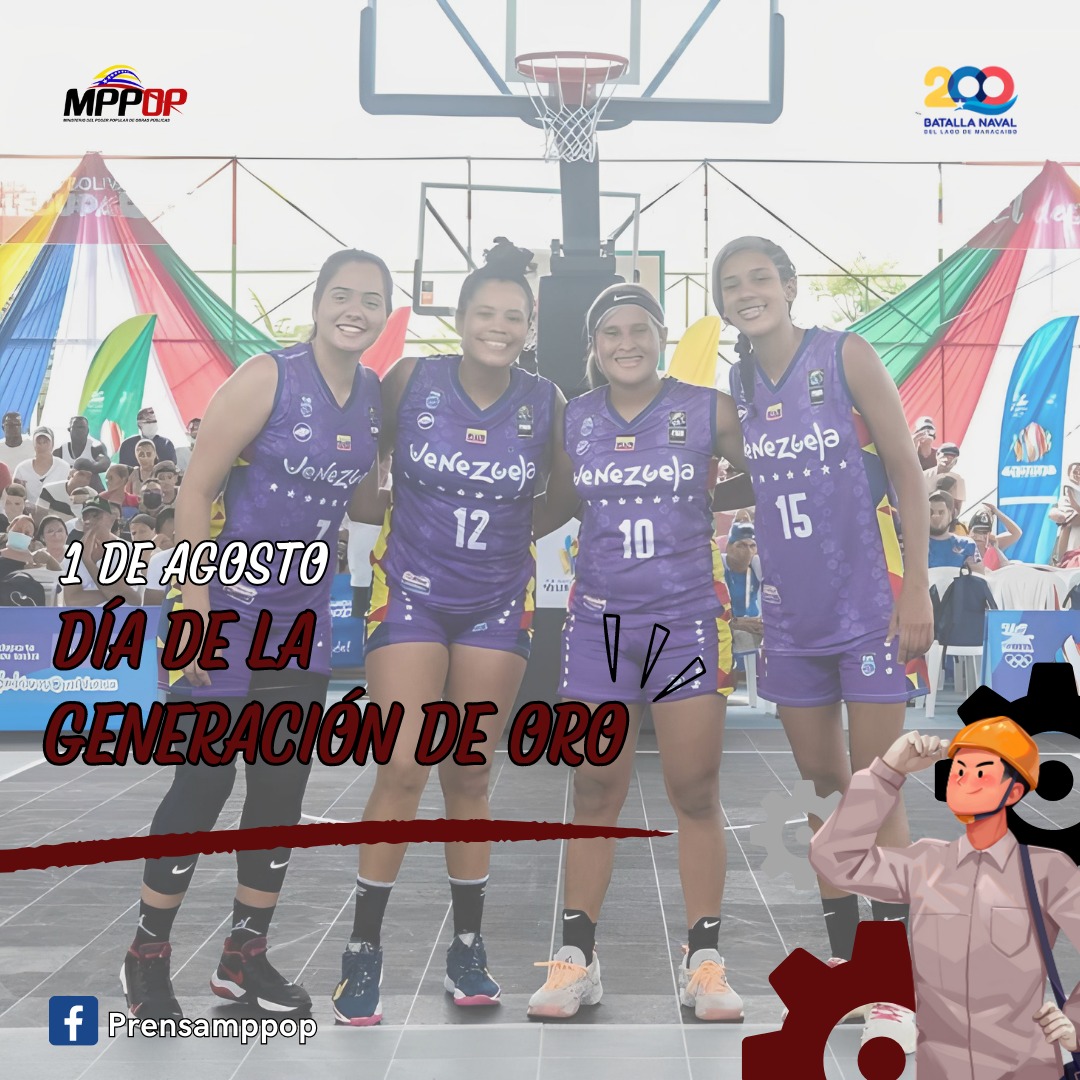 MPPOPOFICIAL (@mppop_oficial) on Twitter photo #1Ago| 🏅🇻🇪 ¡Feliz día de la Generación de Oro!
Rendimos Homenaje a nuestros atletas que han logrado trazar el nombre de Venezuela en alto!
Sigan echando ganas 💪🏼🇻🇪
<a href="/NicolasMaduro/">Nicolás Maduro</a> <a href="/delcyrodriguezv/">Delcy Rodríguez</a>
<a href="/GRaulparedes/">Gral. Raúl Paredes</a>
#SúperBigoteEnAcción
#VTVEsNuestroPana
#OrgulloVenezolano #1Ago| 🏅🇻🇪 ¡Feliz día de la Generación de Oro!
Rendimos Homenaje a nuestros atletas que han logrado trazar el nombre de Venezuela en alto!
Sigan echando ganas 💪🏼🇻🇪
<a href="/NicolasMaduro/">Nicolás Maduro</a> <a href="/delcyrodriguezv/">Delcy Rodríguez</a>
<a href="/GRaulparedes/">Gral. Raúl Paredes</a>
#SúperBigoteEnAcción
#VTVEsNuestroPana
#OrgulloVenezolano