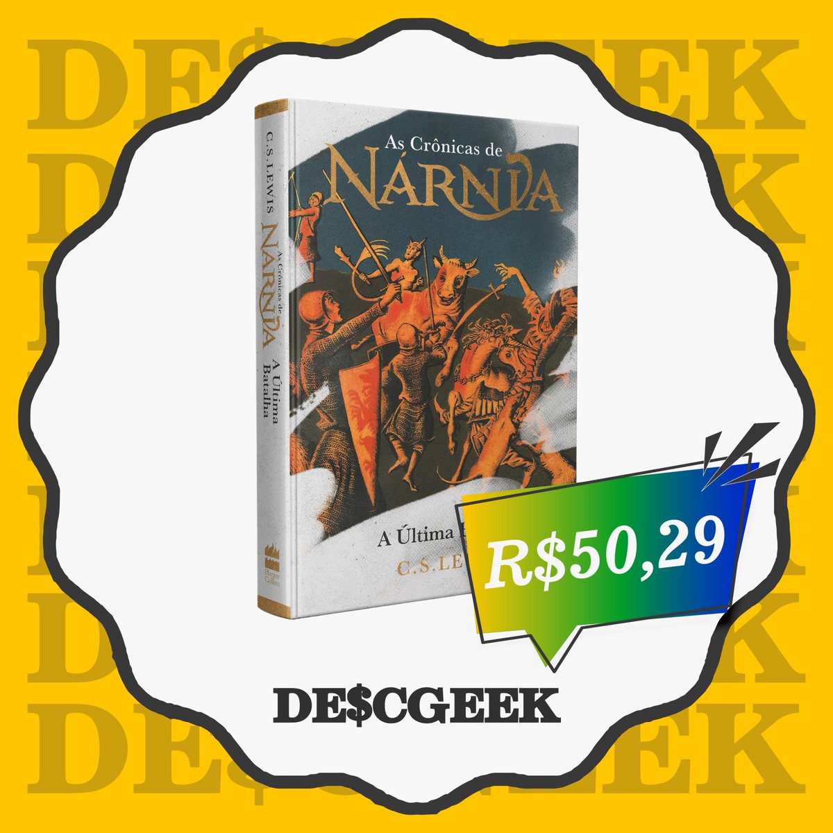 lamorimpromos's tweet photo. ✳️ As Crônicas de Nárnia - Edição de Luxo: A última batalha (Capa dura)
💳 Preço: R$50,29
🚛 Frete: Frete Grátis (Amazon Prime)
🔗 Link: https://t.co/aU021f5izo
🔎 TAG: #DG73 #Amazon #HarperCollins #Narnia #Literaverso https://t.co/lTYMMNRPfw