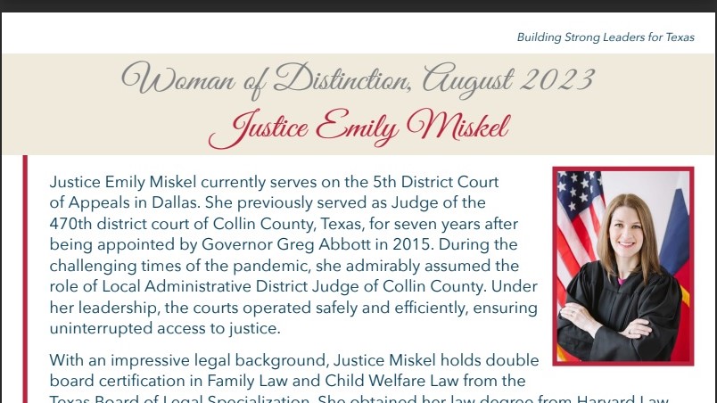 emilymiskel's tweet photo. Thank you @TFRW for selecting me as your August Woman of Distinction! 😊👩‍⚖️  https://t.co/idgGQGdKlT https://t.co/uGqL36VC3X