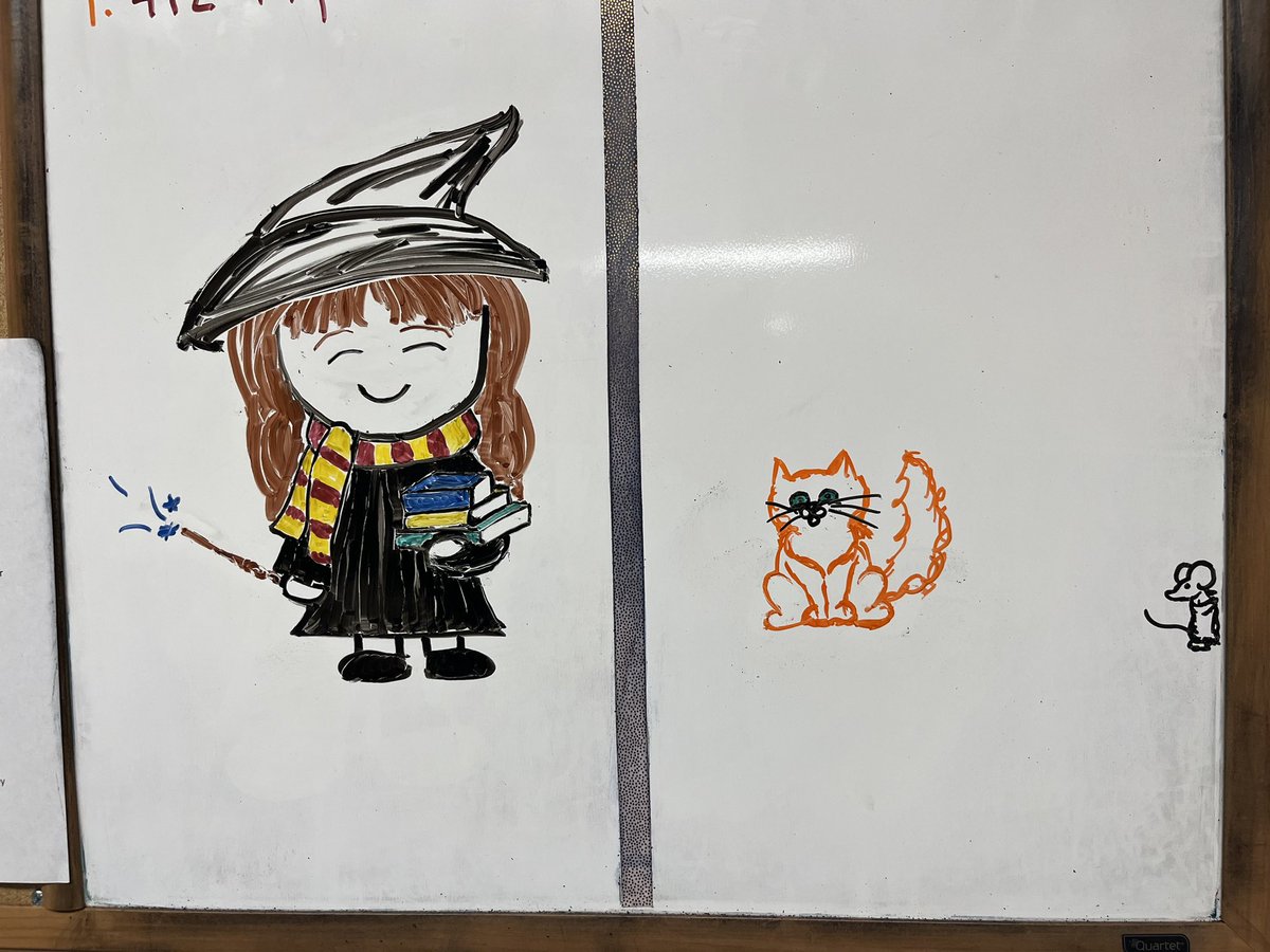 kym_md's tweet photo. When you work the two nights flanking #HarryPotterDay, you get TWO shifts to dress up and do HP #nightshiftdoodles! #pedsdoc #iloveHP https://t.co/NHzBHdpB3p