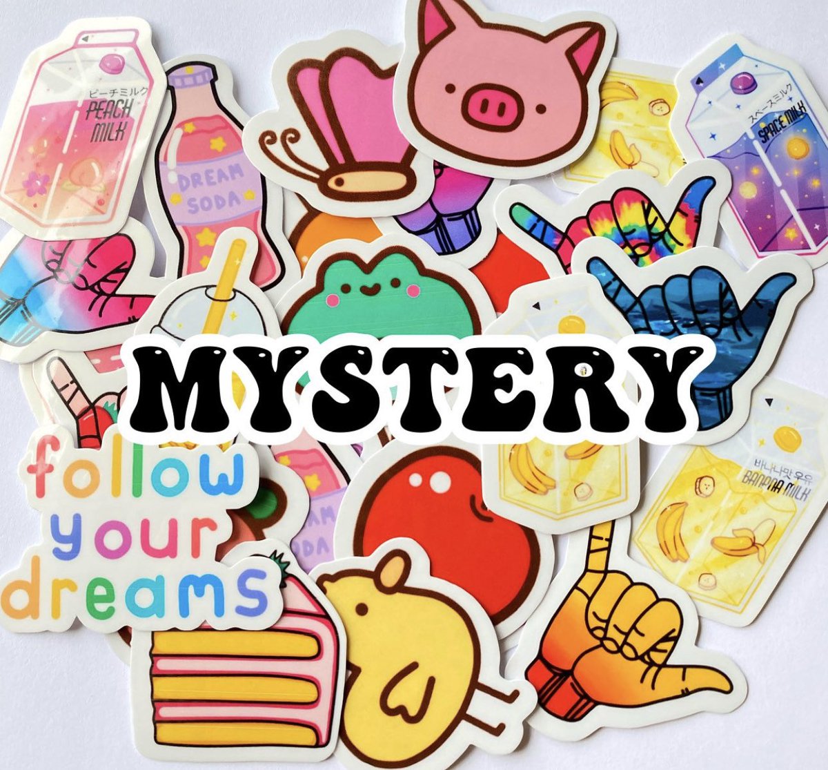 Mystery sticker packs are available now at a discount from our normal sticker prices ✨🌈💫
etsy.com/listing/949889…