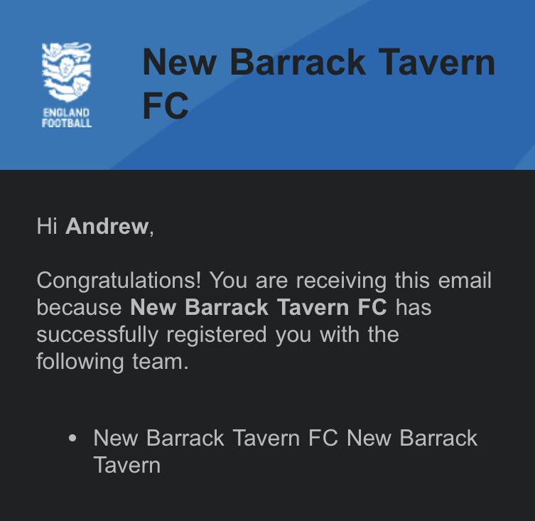 Delighted to have signed a one year contract extension (that’s all you get at my age). Despite a plethora of offers elsewhere I’ve decided to repay the faith shown in me by Jonesy and Tez by staying put! FORZA BARRACCA !!!