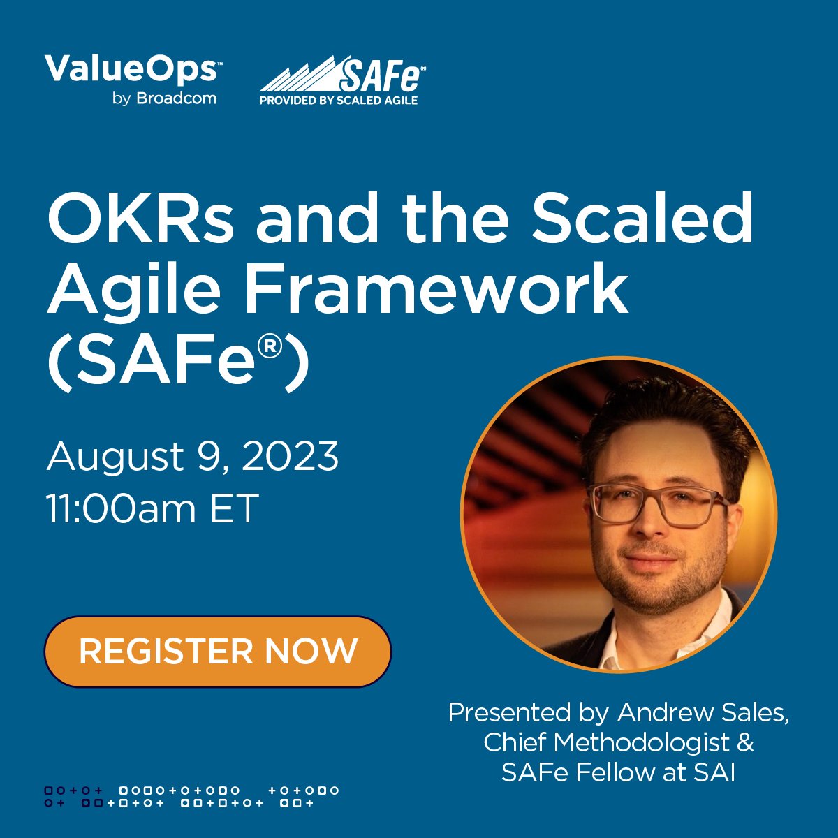 Are you curious about how to integrate #OKRs into the Scaled Agile Framework? 

Join our upcoming webinar on 8/9, where SAFe® experts will share their insights and expertise. Register now and unleash the full potential of #SAFe with OKRs: tinyurl.com/58th3hj6
 
#ValueOpsVSM