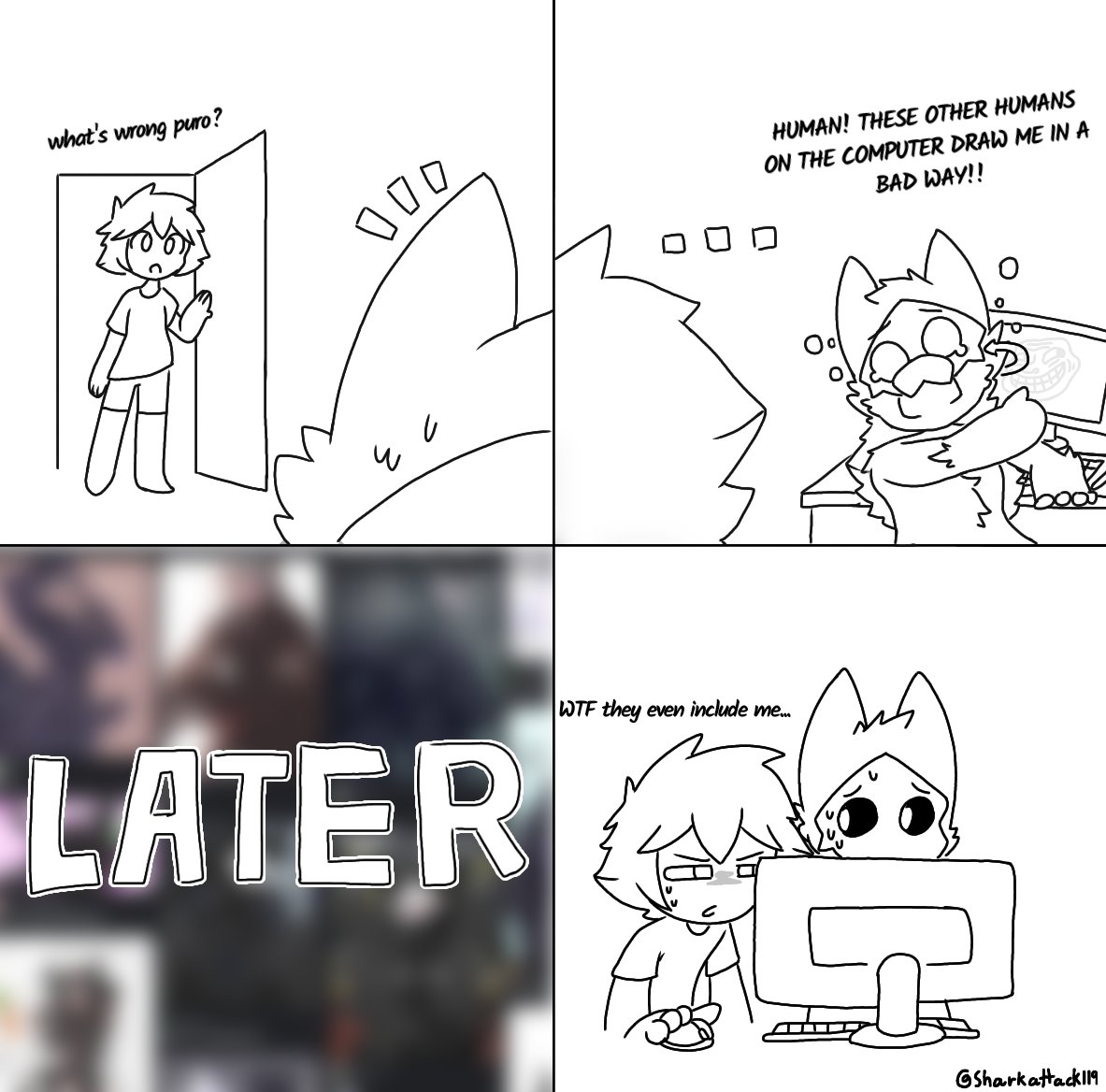 Sharkattack119's tweet photo. Puro searched himself on the internet

#changed #changedgame #changedfurry https://t.co/Ye6LlRRZpQ