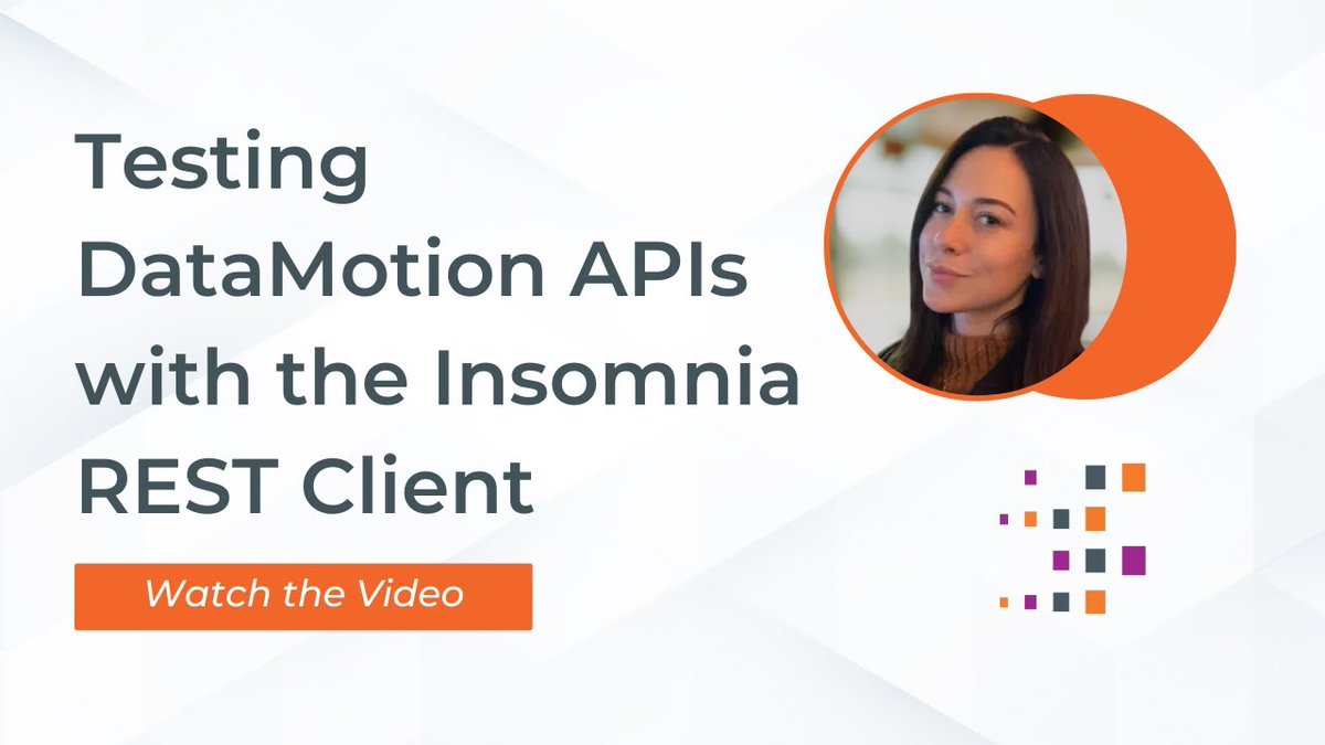 DataMotion's tweet image. Elevate your API skills with our new tutorial. Join @devreljanelle as she navigates testing the secure message center API with the Insomnia REST Client. Like, subscribe, and let's learn together.
🔗 hubs.li/Q01ZD8tf0
#APIs #DevTutorial #TipTuesday