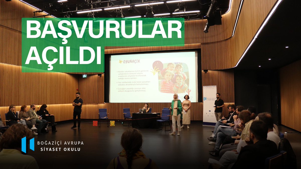 Başvurular açıldı! 🎉

7-14 Ocak 2024 tarihlerinde düzenleyeceğimiz Kış 2024 Eğitimi'ne siyasi partilerde, sivil toplum örgütlerinde, yerel yönetimlerde çalışan, 25-35 yaş arasında olan herkes başvurabilir.

Detaylar için > avrupasiyasetokulu.org/kis-2024-egiti…