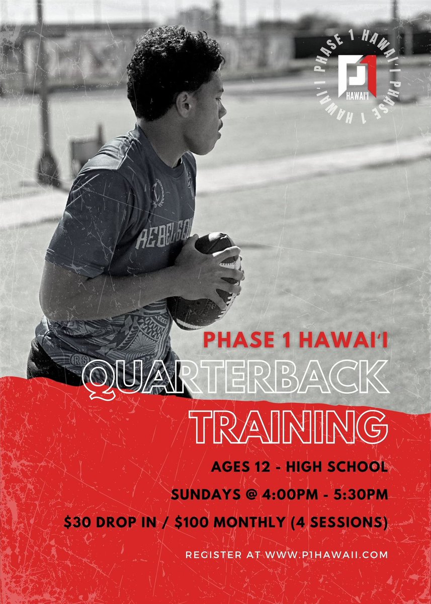 iampaulalferez's tweet photo. In Season Quarterback Training every Sunday 4p Ages 12-High School welcome! 

Stay sharp with your footwork &amp; throwing technique.
@kevinwilson1433 @raisingchampionsllc 

#TrainLikeAnAthlete #TrainLikeAPro #SpeedTraining #SpeedAgility #FunctionalTraining #StrengthTraining https://t.co/G9dzhGXPKb