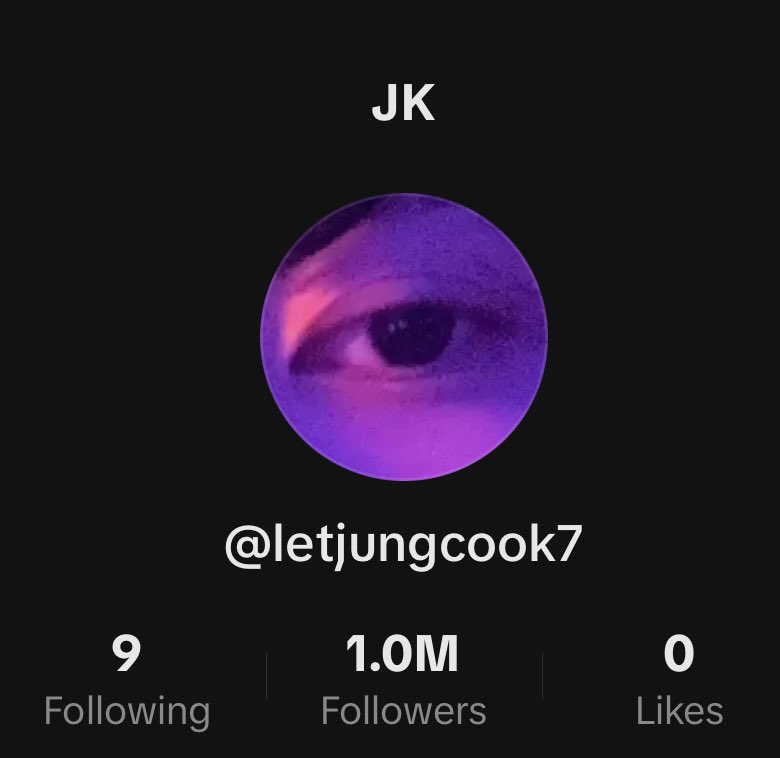 charts_k's tweet photo. Jungkook has surpassed 1 million followers on TikTok

https://t.co/Vjj9HoiRAU https://t.co/NEchMRA7wg