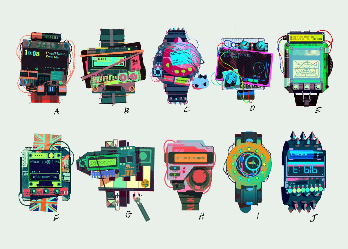 「Gadget and prop concepts I did for #Acro」|Kat Tsaiのイラスト