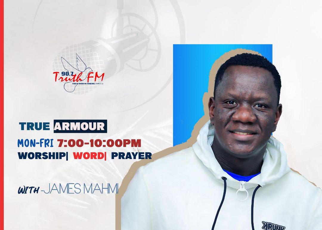 #TrueArmour <a href="/MahmiJames/">James Mahmi JM</a> <a href="/Truthfmkenya/">90.7 Truth Fm</a>