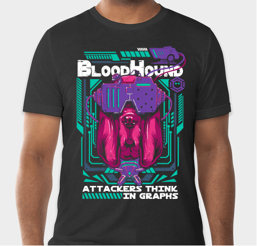 We are releasing BloodHound Community Edition next week. As part of this release, we are raising money for @StJudeResearch. You can buy your limited edition shirt starting today here: customink.com/fundraising/bl…
