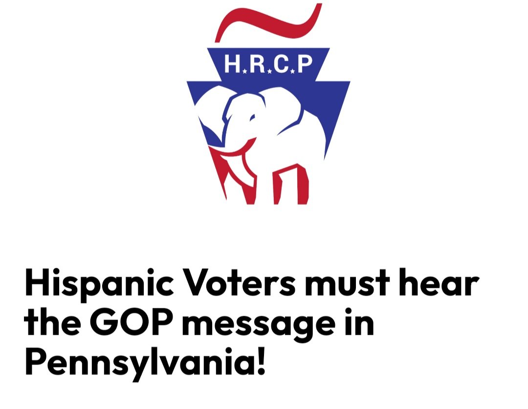 Hamletgarcia17's tweet photo. The Hispanic Republican Coalition of PA @JennieJDallas needs our help to hire 20 circulators. 🇺🇸 I just donate!
📣! We need to register Hispanic Republicans. Donate $20 to hire 20 circulators. 🇺🇸 link below #republican #GOP @PAGOP #hispanicredwave
https://t.co/FPp1bUPuuq https://t.co/Zf422f0U3p