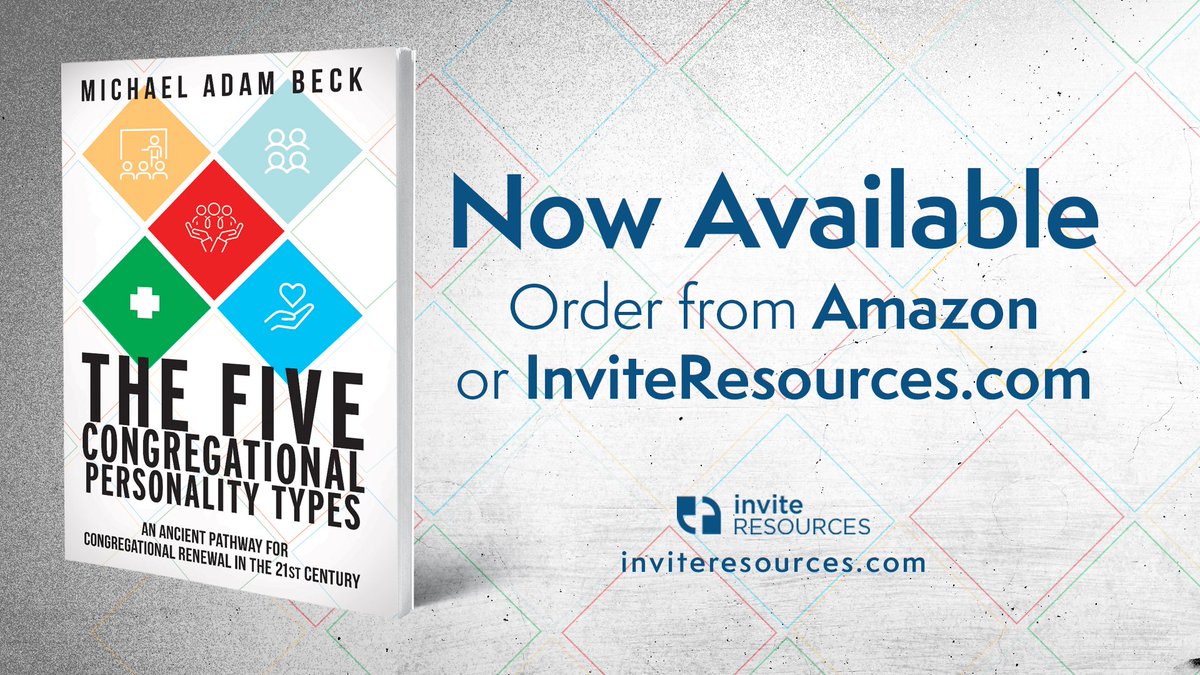 invite_ministry's tweet image. Order @reverendwild1’s new book, The Five Congregational Personality Types on #launchday from Invite Resources (invte.pub/5-types) or Amazon (amzn.to/47dK9oj)

#5types #personalitytypes #church