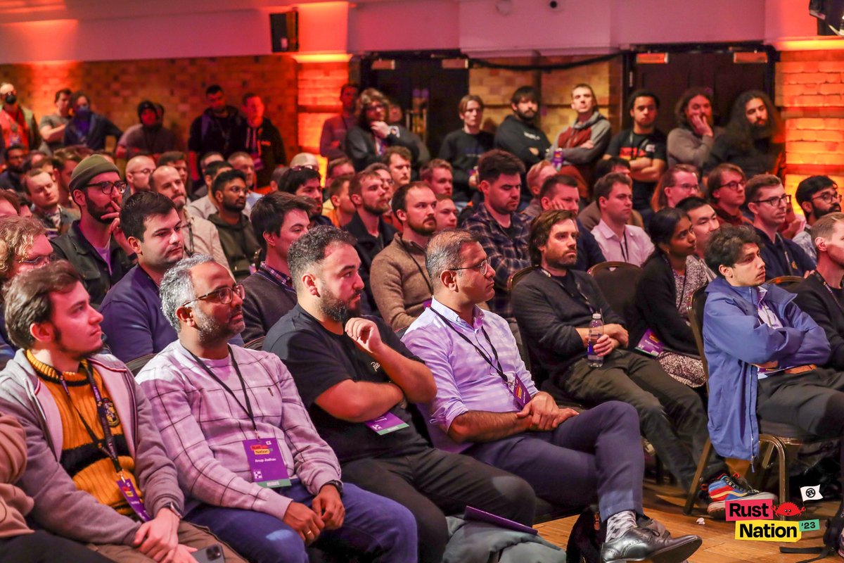 RustNationUK's tweet photo. Who remembers their big 'Aha!' moment from RustNation'23... Ready for an encore at #RustNation24?
Share your #RustNation23 moment below!
#ReliveRustNation #rustlang https://t.co/z3B4TMn32M