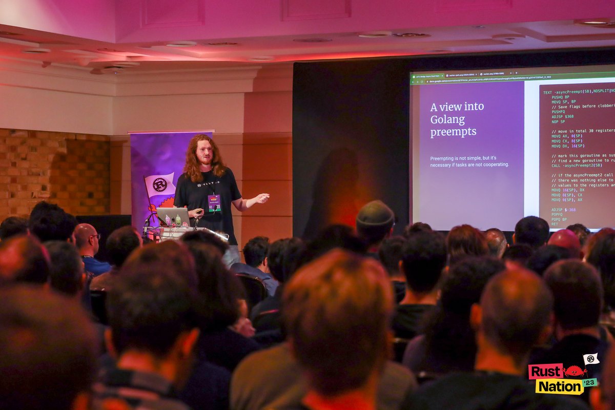 RustNationUK's tweet photo. Who remembers their big 'Aha!' moment from RustNation'23... Ready for an encore at #RustNation24?
Share your #RustNation23 moment below!
#ReliveRustNation #rustlang https://t.co/z3B4TMn32M