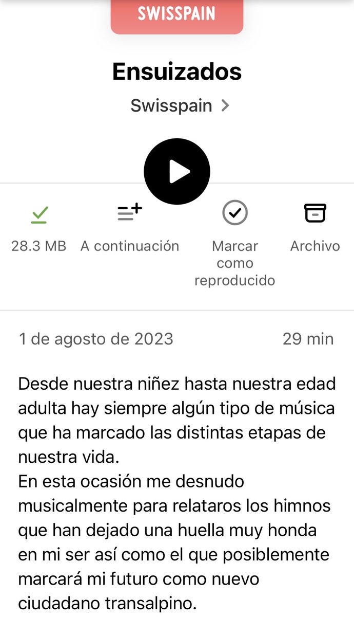 swisspain's tweet photo. Pero qué desfachatez!! El podcast de la competencia @ensuizados de @edu_martinez_ me copia la temática del capítulo el mismo día que publico😡. !!Que desvergüenza!! https://t.co/wMq2a3a92V