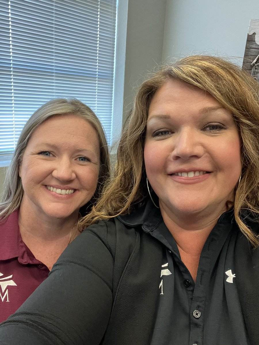 thompkimberly's tweet image. Today marked MISD Convocation #15 for both Christin and me. We both started at MJH that year. Here we are 15 years later! #MISDDigiLearning