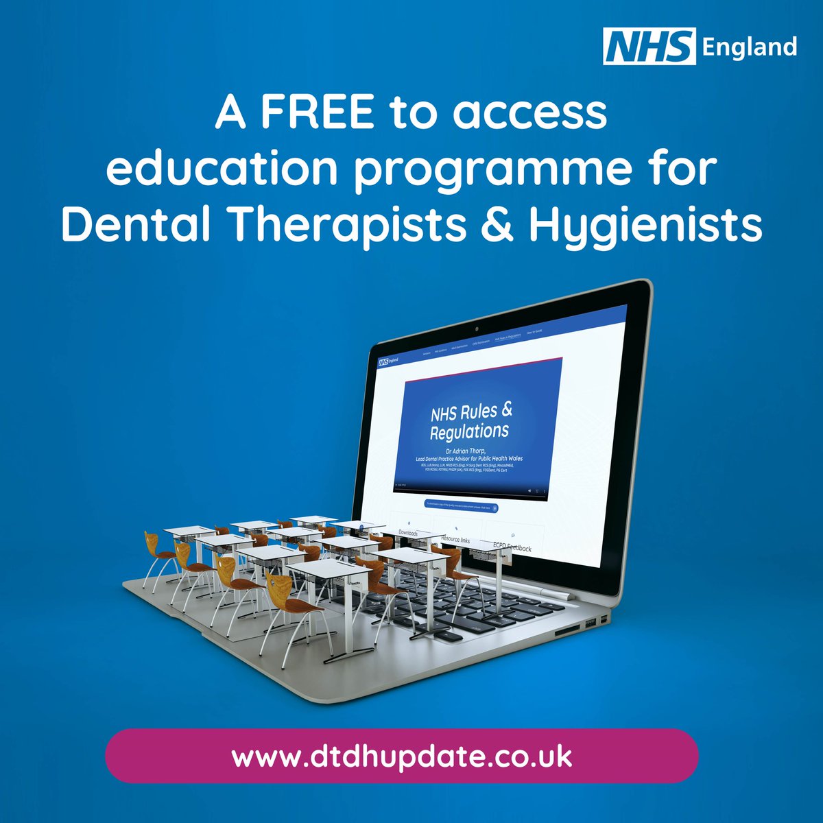 simon_hearnshaw's tweet image. A free to access on- demand training package to support Dental Therapists and Dental Hygienists working within the dental team who decide to implement the NHS contract skill-mix changes. commissioned by W.T.E Yorkshire and Humber.