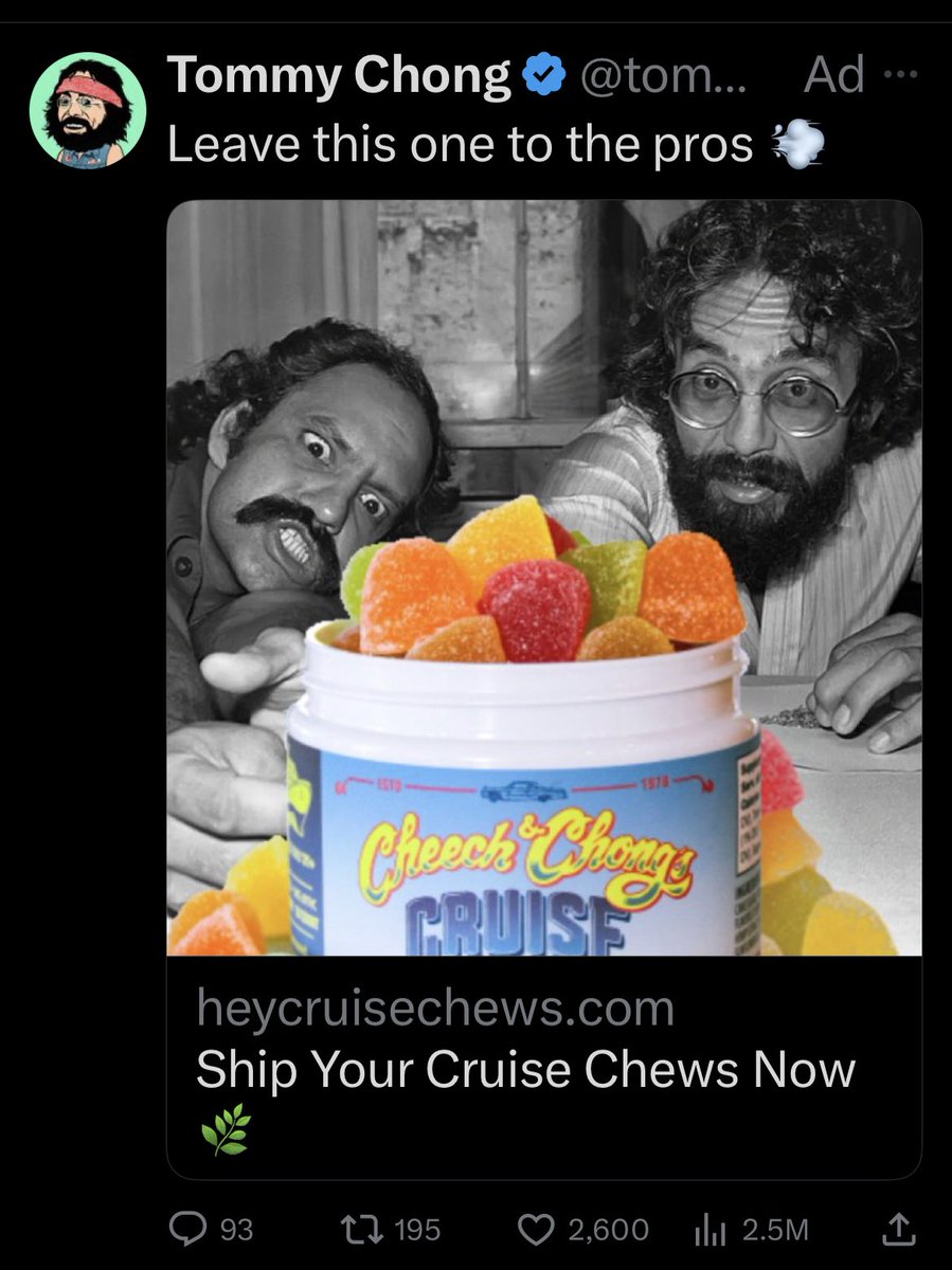 Really feel like I’ve leveled up in Twitter world. Everybody been complaining about this ad, but it was never in my feed. Got it today. 

Twitter level: High af