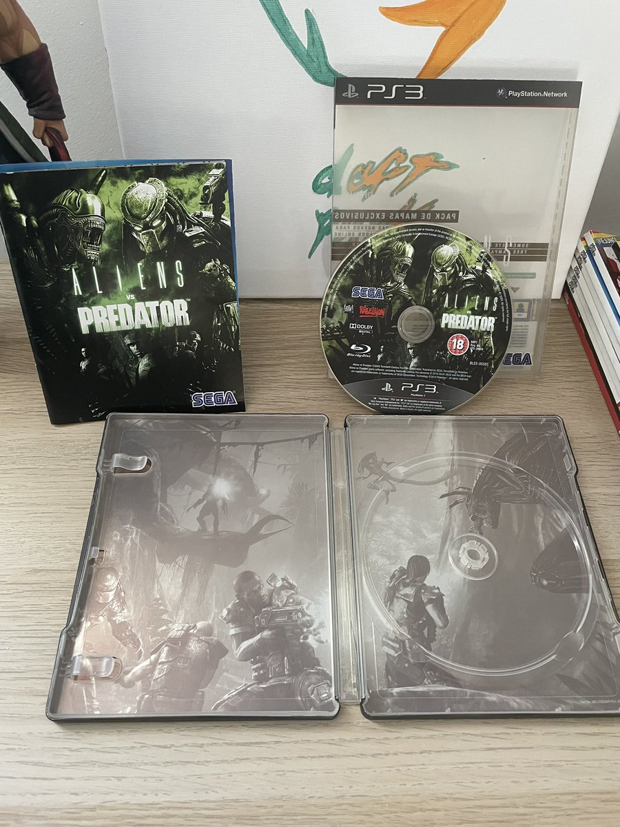 YogiBear_es's tweet image. Preciosa edición #steelbox 😍

#alienVSPredator #ps3 #playstation3 #retrogaming