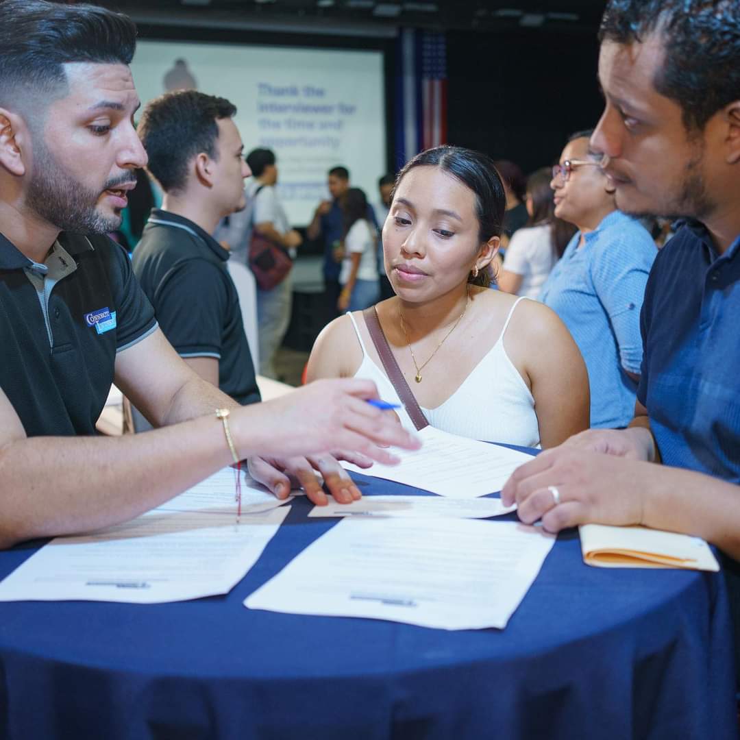 CImanagua's tweet photo. Photos of last Friday's @CCNNManagua Job Fair. 
Thank you for having us!

We are still receiving applications 📨 Send your resume to staffingnica@connect-bpo.com https://t.co/pC3bRKkbXW