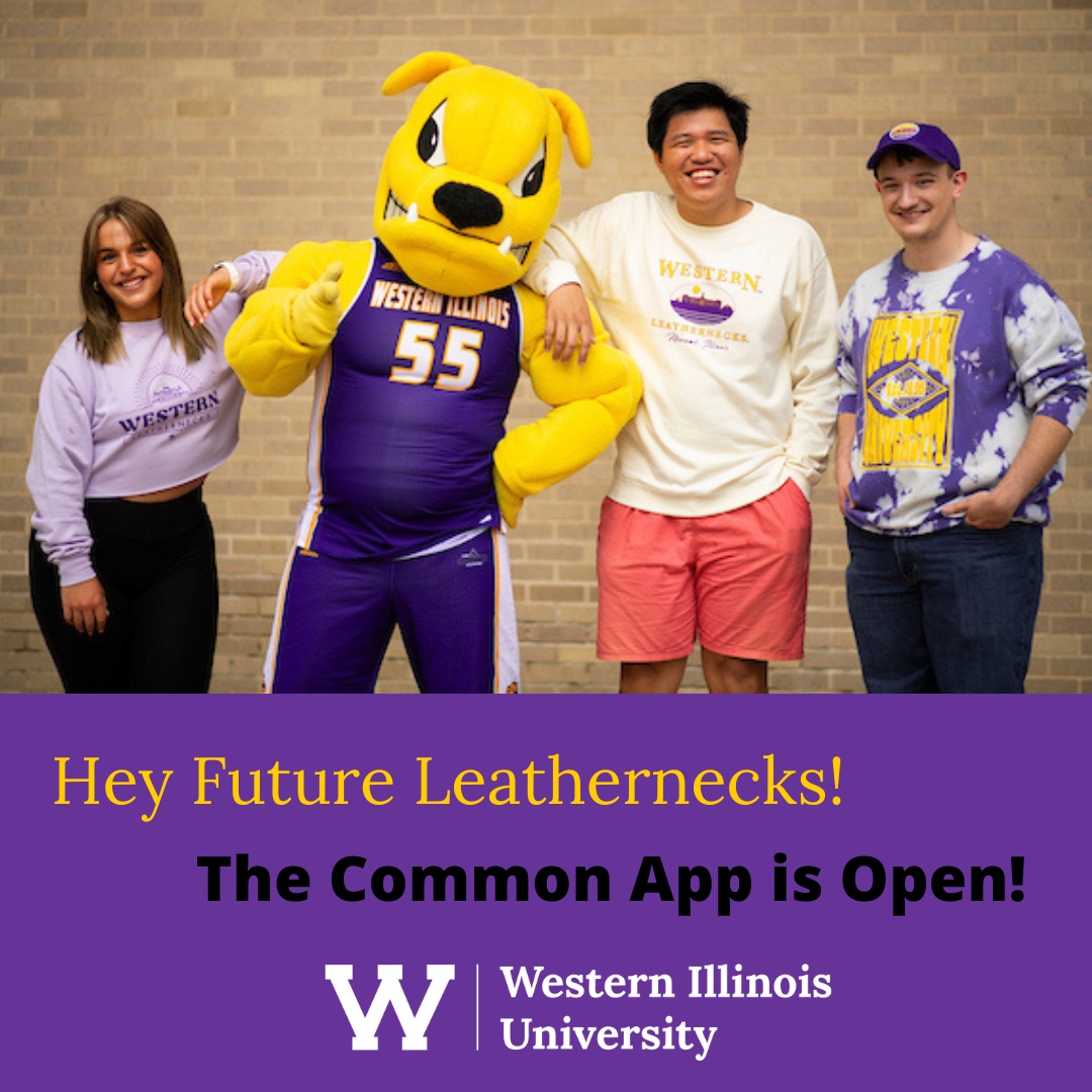 Happy #CommonAppDay 📣 The 2024-2025 <a href="/CommonApp/">Common App</a> is live and students can apply now. Start your journey to become a Leatherneck! 

#wiuadmissions #wiu #applytoday #admissions #college