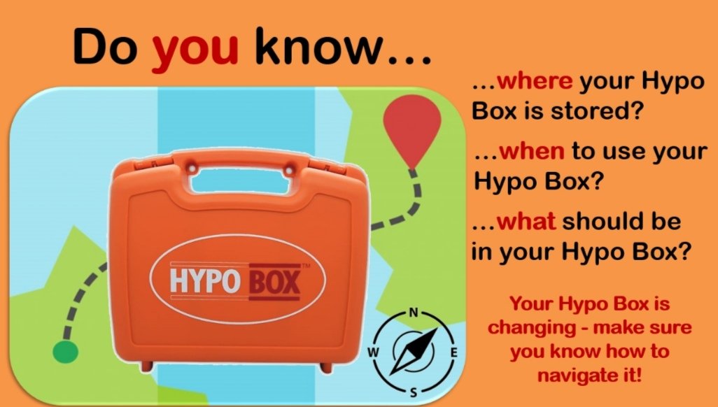 The Hypo Box is relaunching at <a href="/TorbaySDevonNHS/">Torbay and South Devon NHS Foundation Trust</a>! This August we are shining a light on Hypo management #4sthefloor #thinkhypo