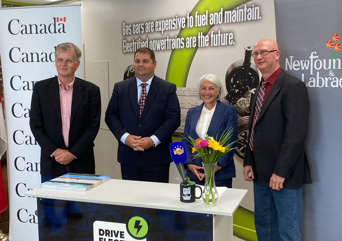 Joanne_NL's tweet photo. I was pleased to join @DriveElectricNL to announce funding to support training for rural municipalities and tourism operators to encourage electric vehicle usage!

We're helping build communities that are leading the way to a greener future.

🔋 $118,800 from @ACOACanada https://t.co/VMJNYzdsgX