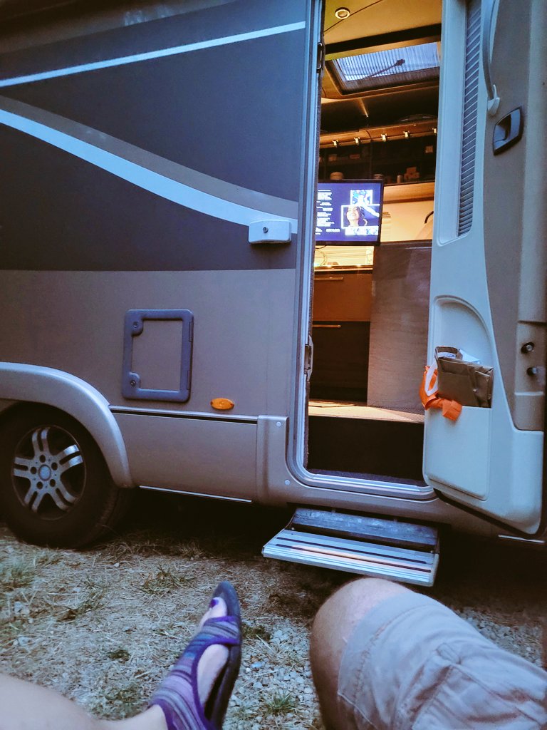 MotorhomeFeet's tweet photo. #shoeson #motorhome #Switzerland #resting #feetpic #burstner #9m #growingolddisgracfully https://t.co/JvZP2DmThW