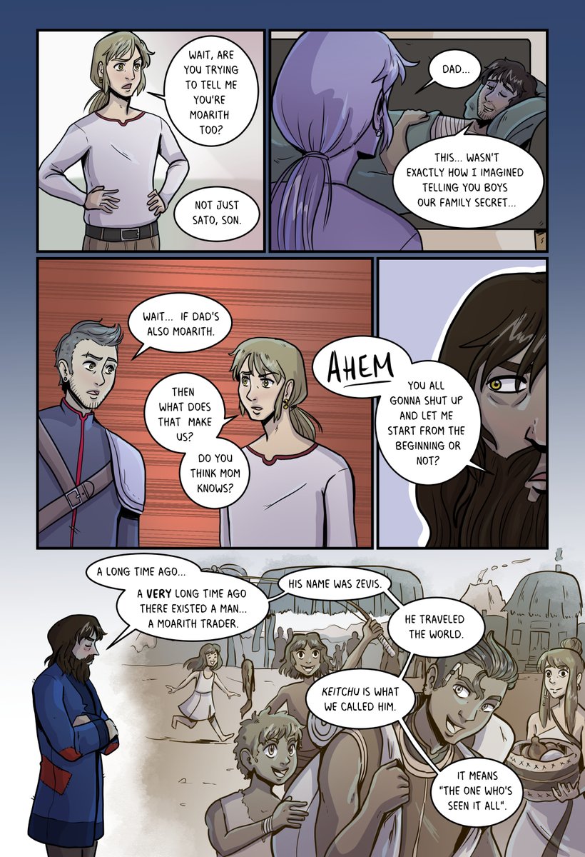 Sepia-toned flashback time!

➡️Read more at moxiecomic.com

#indiecomics #webcomics #comics