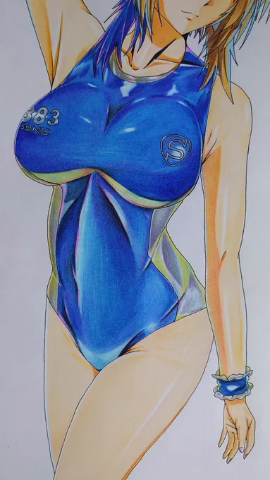 #おっぱいの日  競泳水着の艶とたわわおっぱい
