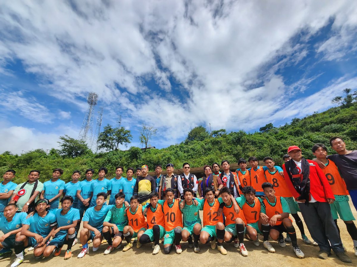 NMongku's tweet photo. Kick off 5th AOSU ⚽ tournaments at Lazu.Lazu is a picturesque village Bordering Mayanmar (Burma)and one of the remotes Vill of Tirap Dist and Ollo Community spread across the Border area of India n Mayanmar @PemaKhanduBJP @NatungMama @OfGoap @SportsDept_GoAP @MyGovArunachal https://t.co/mATaSdjeV5