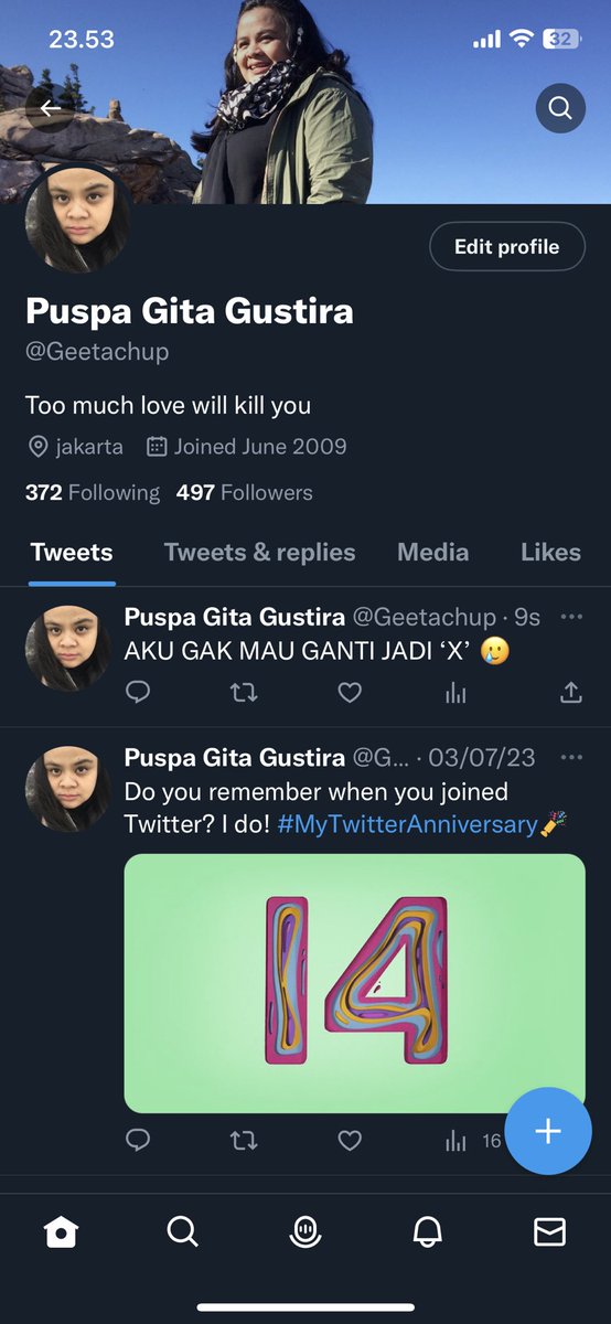Geetachup's tweet photo. 14 years!! https://t.co/R5uvOFUE9l