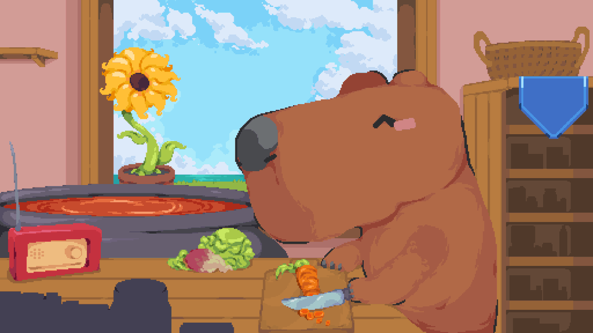 Beatsburger1's tweet photo. Capybara on kitchen

#pixelart #gamedev #capybara https://t.co/4C3eJpEx6Z