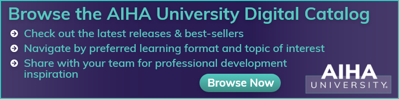 AIHA's tweet photo. The AIHA University Digital Catalog puts YOU in the driver's seat of your own professional development! 🌐💼
Learn more about the diverse range of learning formats. Check out what the catalog has to offer here➡️https://t.co/JVn5ph7Hks
#AIHAUniversity #Digitalcatalog #OEHS https://t.co/Jpsg44wg9s