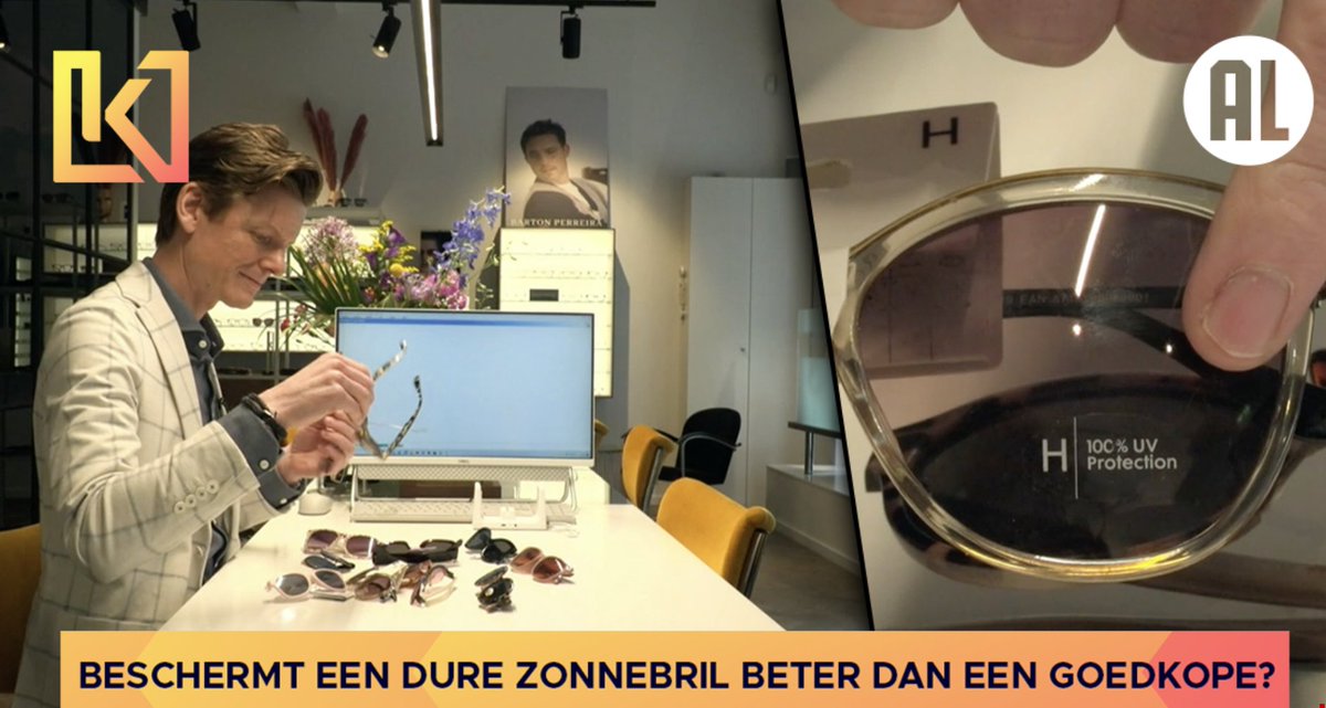 Wat zijn de langetermijngevolgen van zonneschade, en beschermt een goedkope zonnebril even goed als een duurdere? Deze vragen hielp het Oogfonds beantwoorden in de nieuwste aflevering van <a href="/kassa_bnnvara/">Kassa</a>👉ow.ly/8Ogm50PpIzx