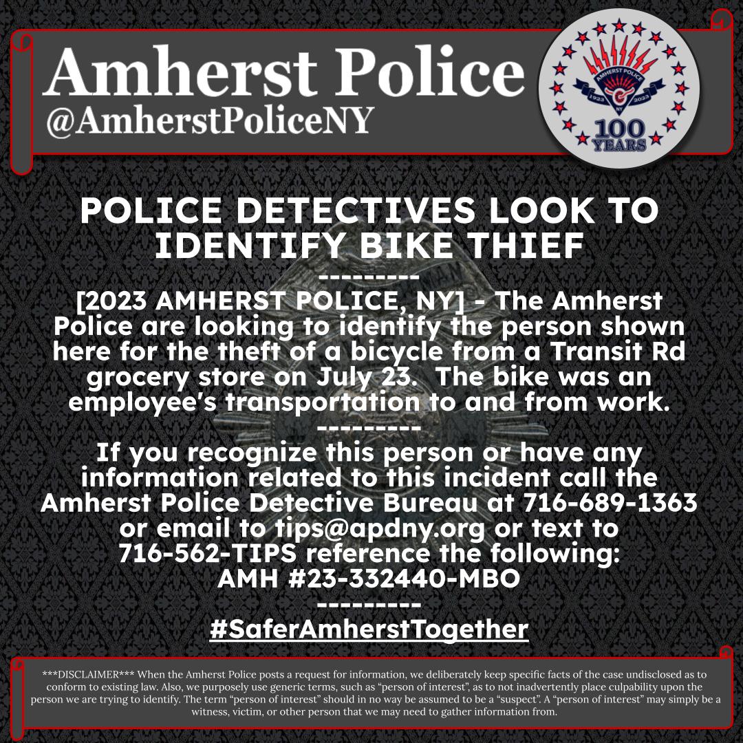 Amherst Police NY 🚔 tweet media